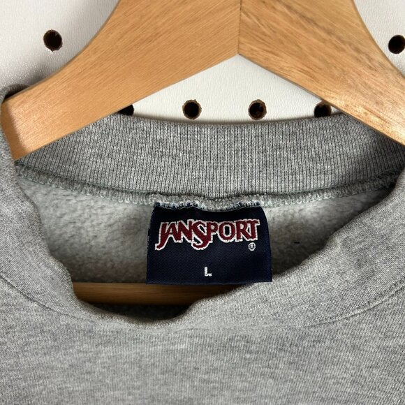 Mississippi State MOM Crewneck Large Gray Jansport Sweatshirt Vintage Stitched - Picture 5 of 6